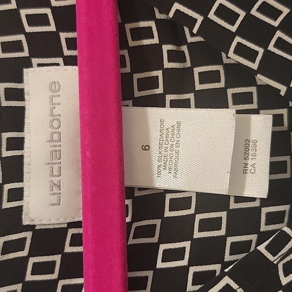 Liz Claiborne blouse size 6 - Picture 2 of 3